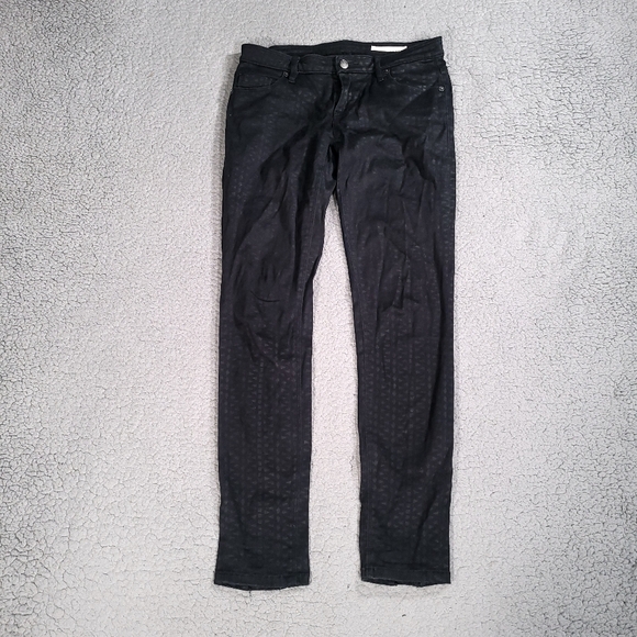 Sass & Bide Pants Womens 27 Skinny Ankle Dark Wash Black 27x29 - Picture 1 of 11
